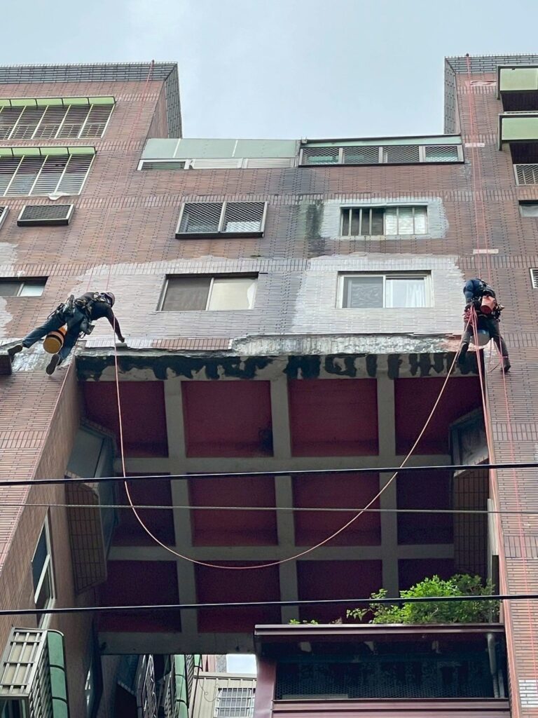 公寓外牆磁磚修補